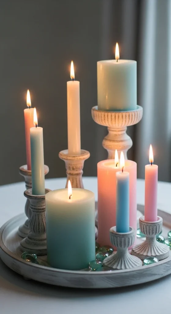 Pastel Candles