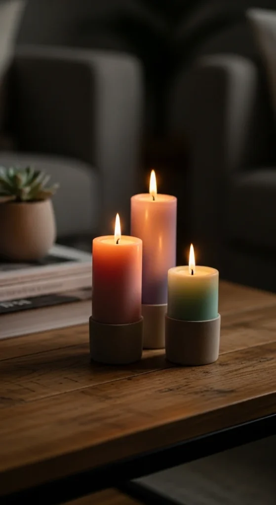 Pastel Candles