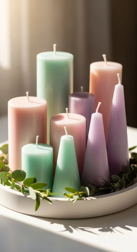 Pastel Candles