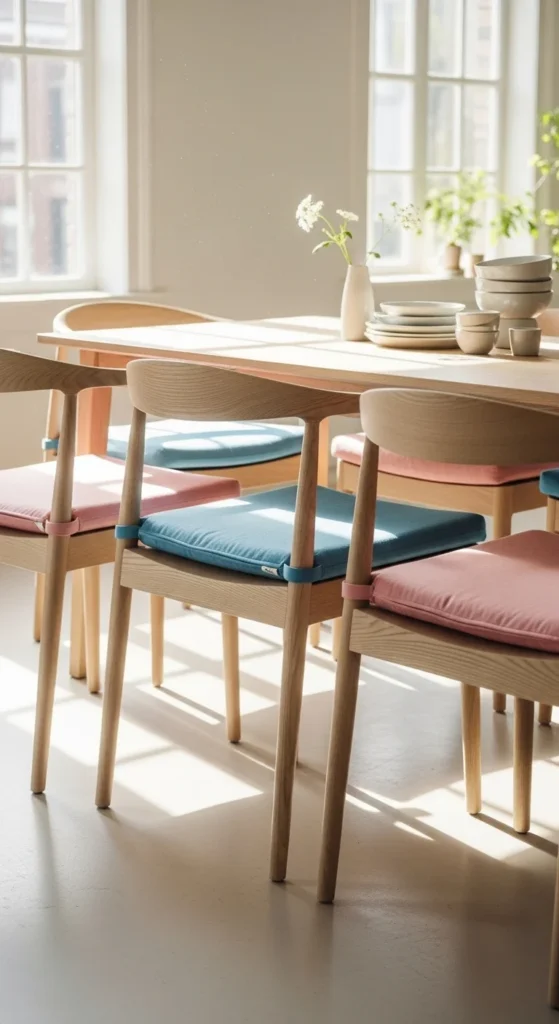 Pastel Chair Cushions