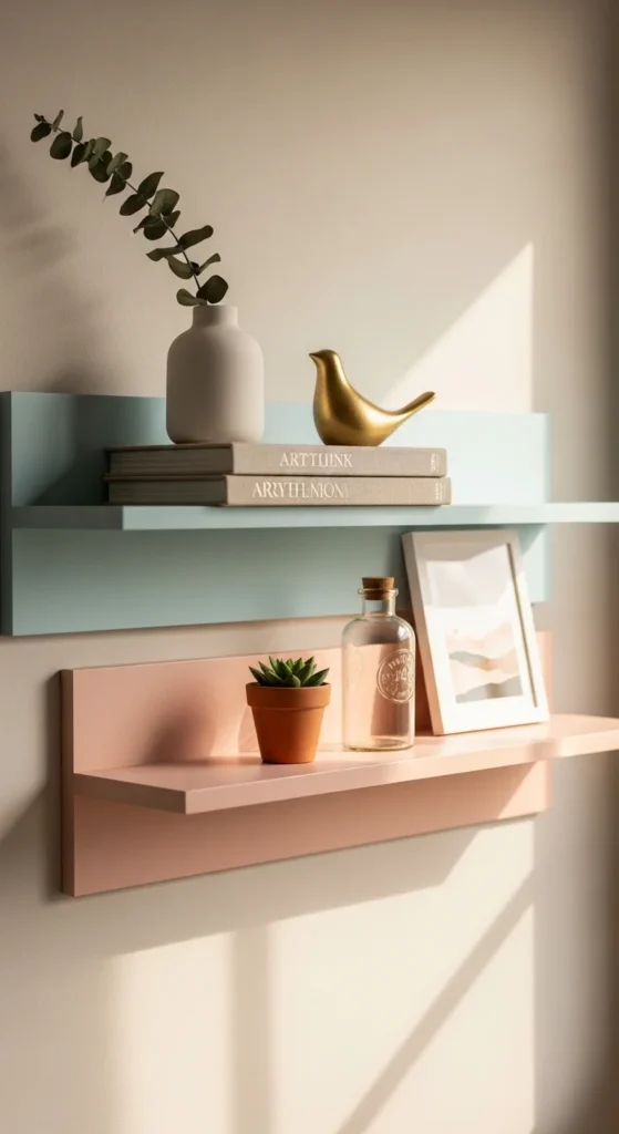 Pastel Wall Shelves