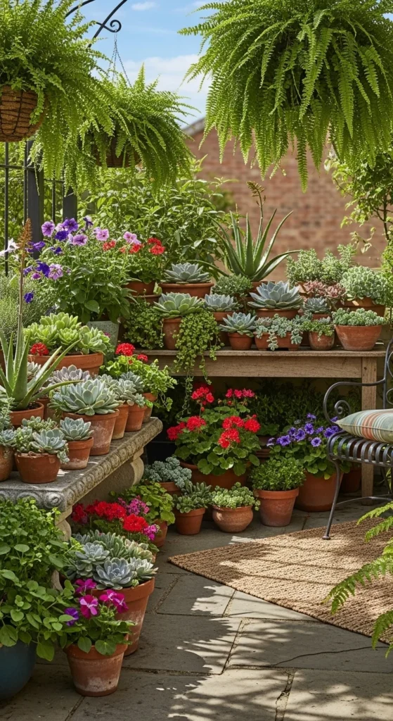Potted Plants for a Lush Look