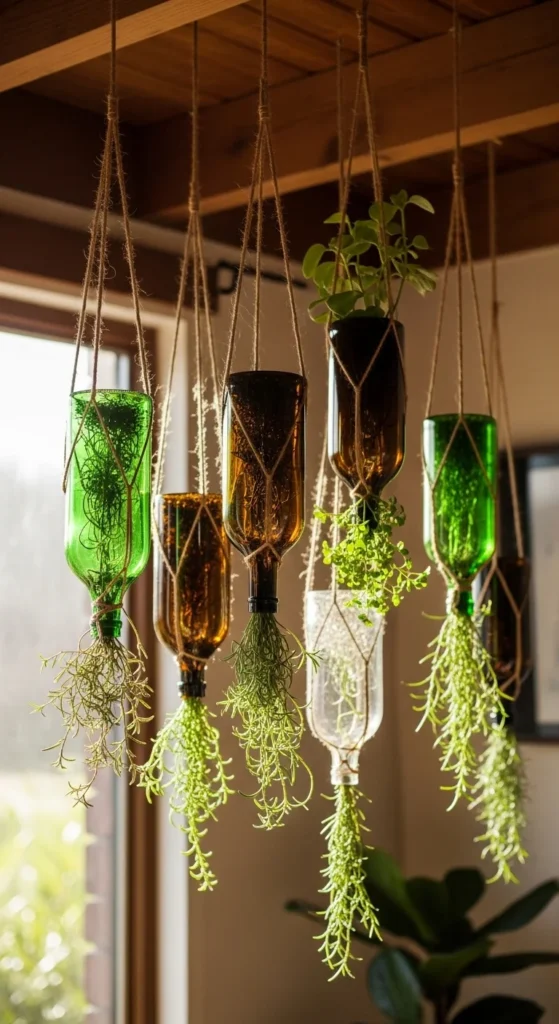 Recycled Bottle Planters