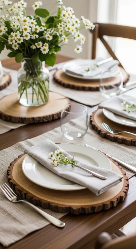 Rustic Wooden Placemats
