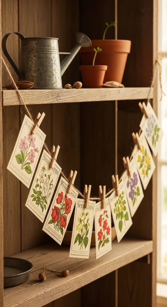 Seed Packet Garland