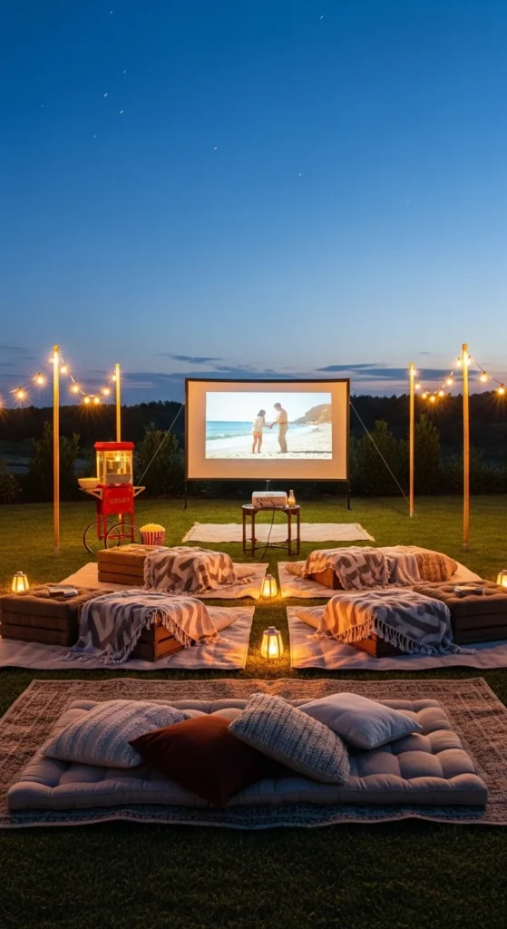Set Up a Mini Outdoor Movie Theater
