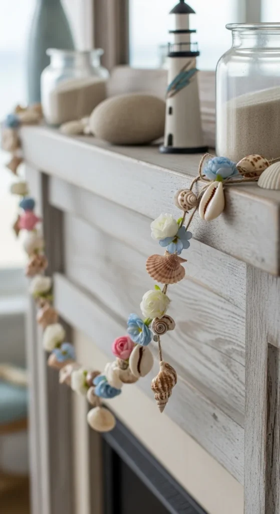 Shell and Flower Garland