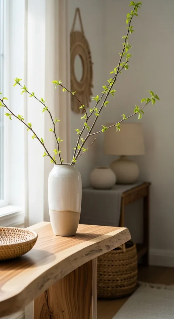 Simple Branches Styled in Tall Vessels