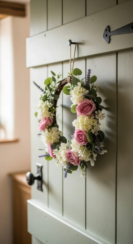 Simple Floral Wreaths Indoors