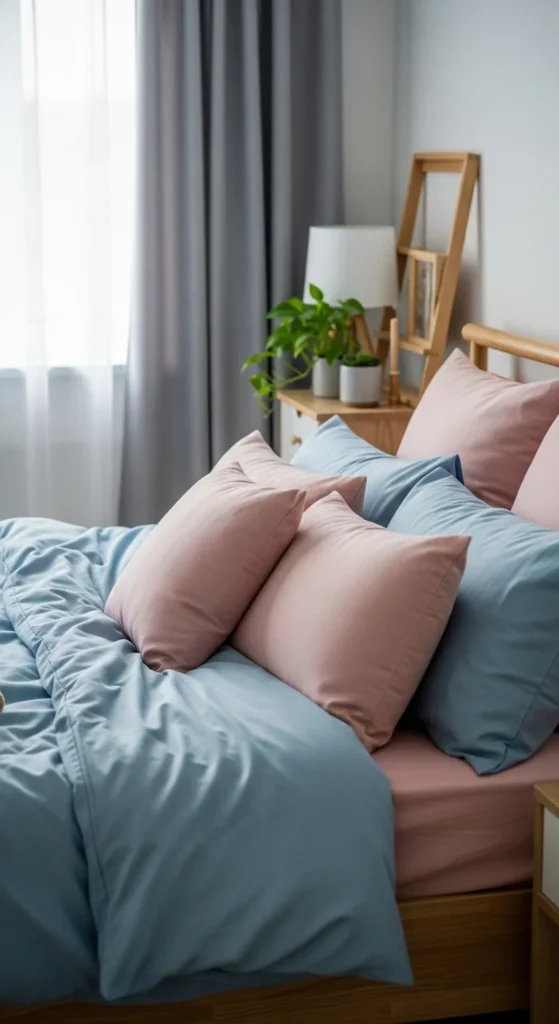 Sky Blue and Soft Gray