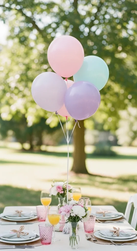 Soft Pastel Balloons