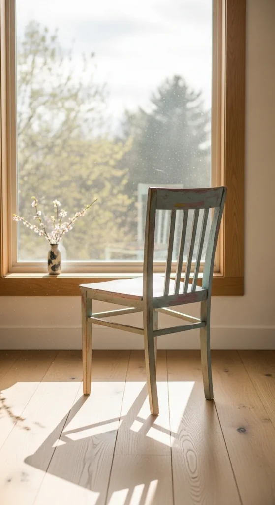 Soft Pastel Painted Chairs