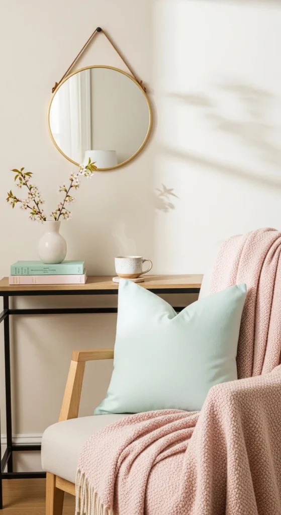 Soft Textures with Pillows and Throws