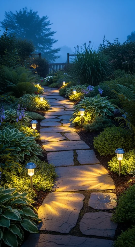 Solar-Powered Garden Lights