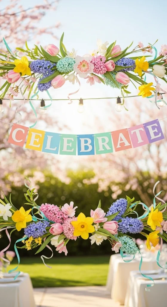 Spring-Themed Banner