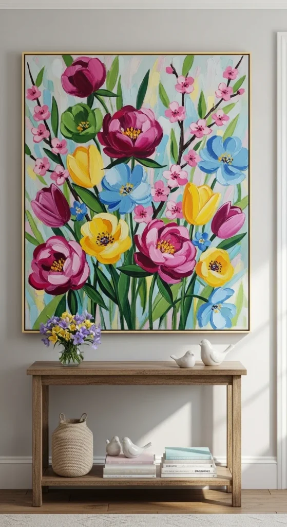 Statement Artwork with a Floral Theme