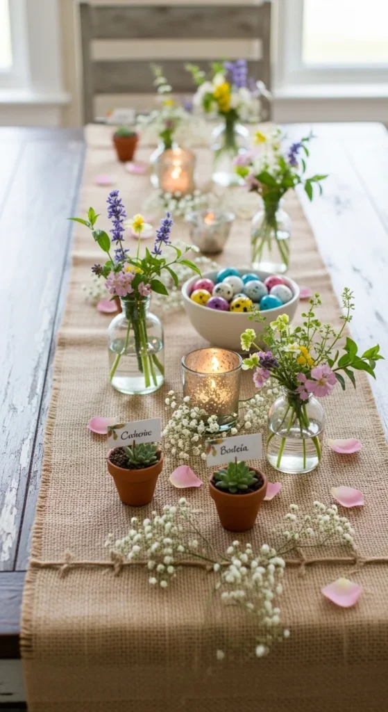Table Runner Made from Burlap