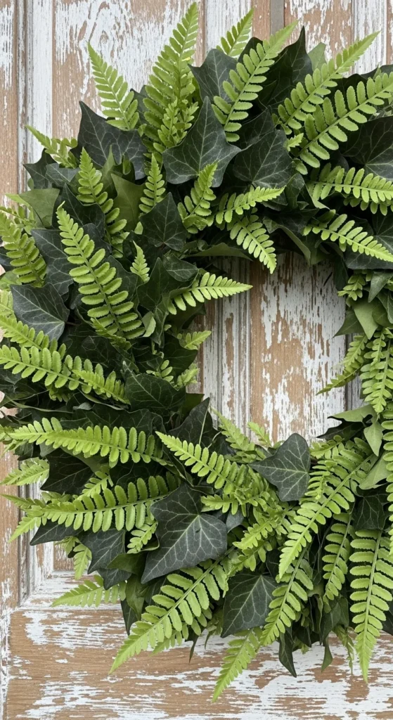 Textured Fern and Ivy