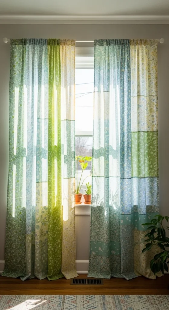 Thrifted Fabric for Custom Curtains