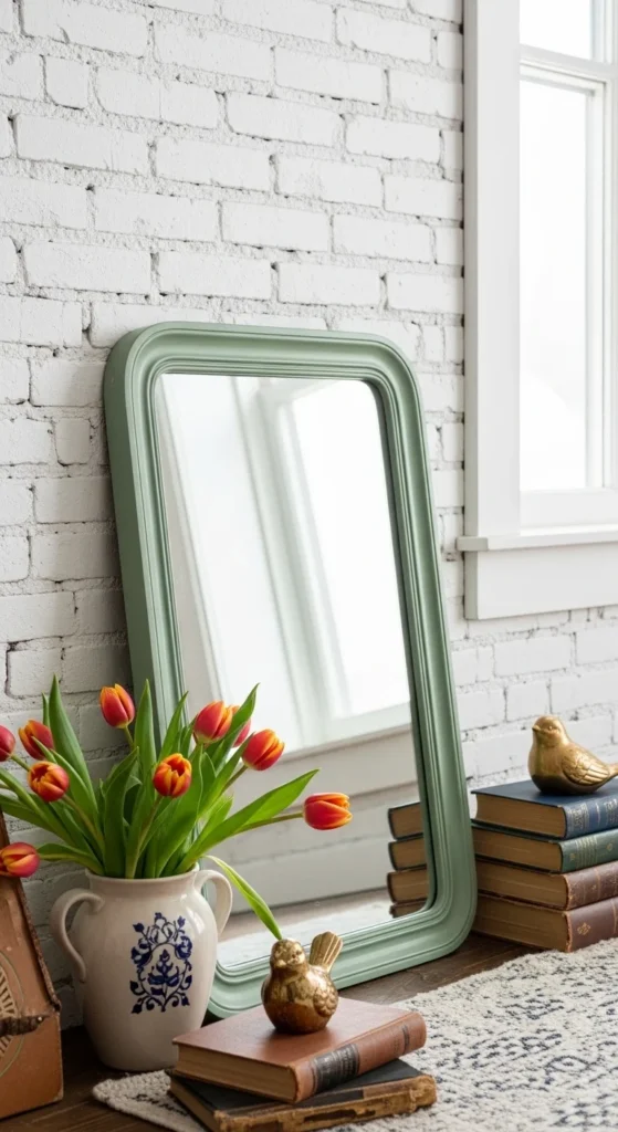 Thrifted Mirror Makeover