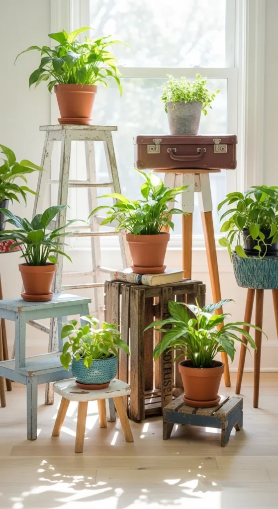 Thrifted Plant Stands