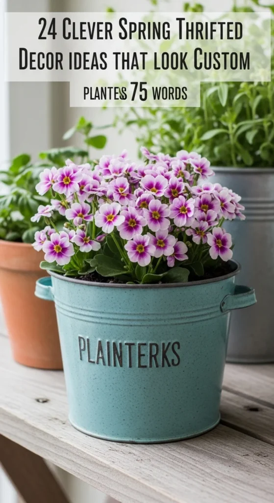 Thrifted Planters and Pots