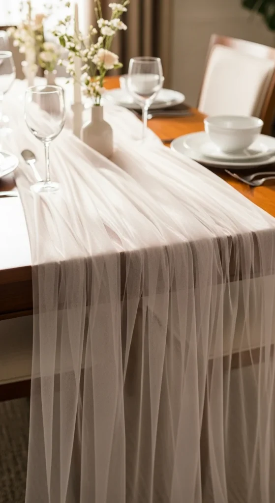 Tulle Table Runners