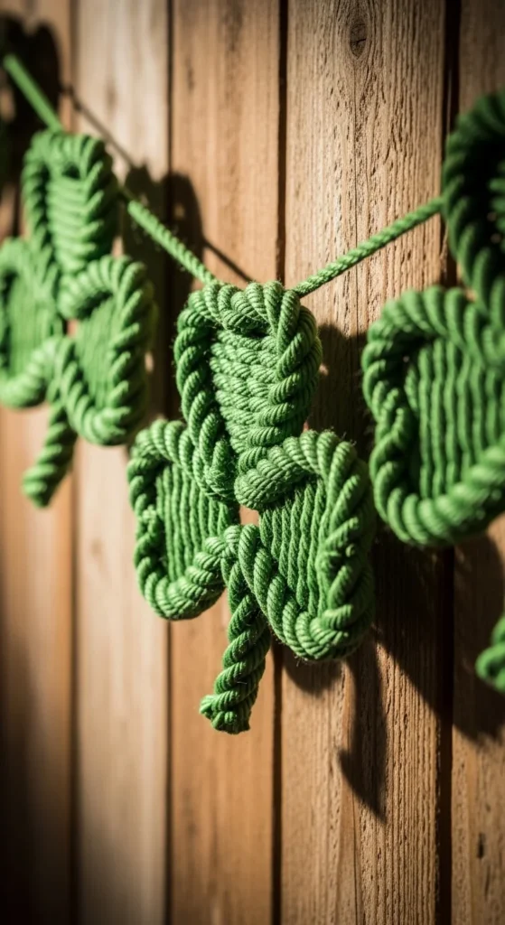 Twisted Rope Shamrocks