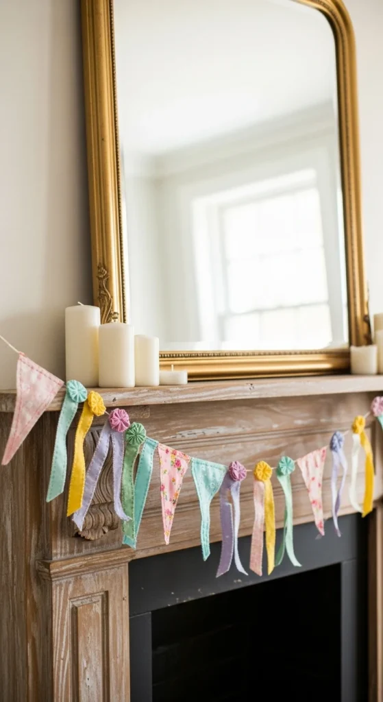 Upcycled Fabric Garlands