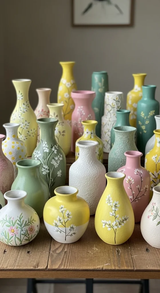 Upcycled Thrifted Vases