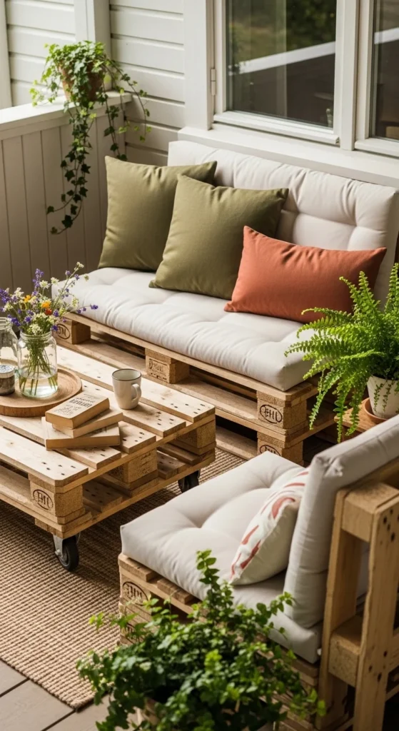 Upgrade Your Porch with DIY Pallet Furniture