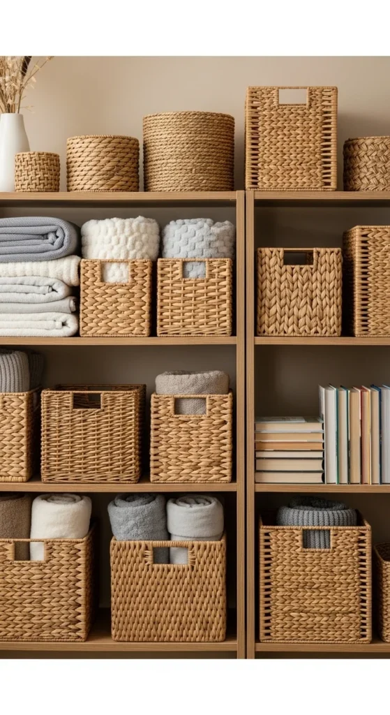 Use Basket Storage for Stylish Organization