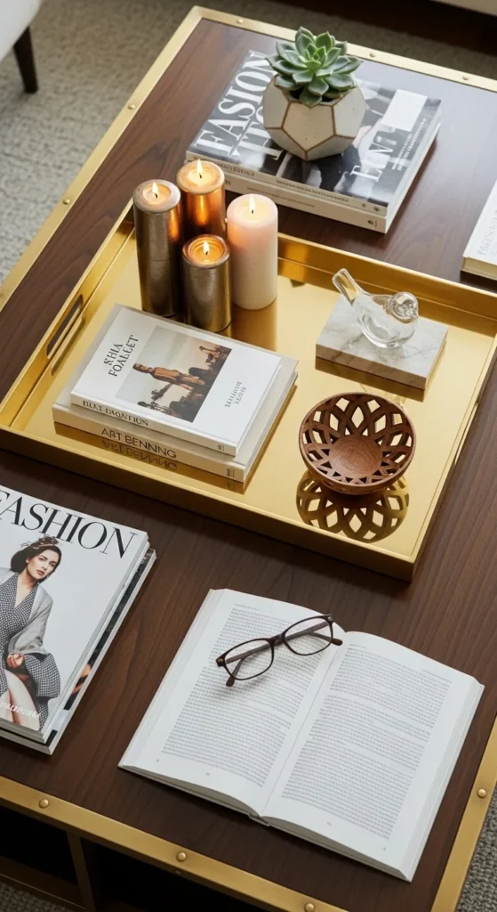 Use Stylish Trays to Organize