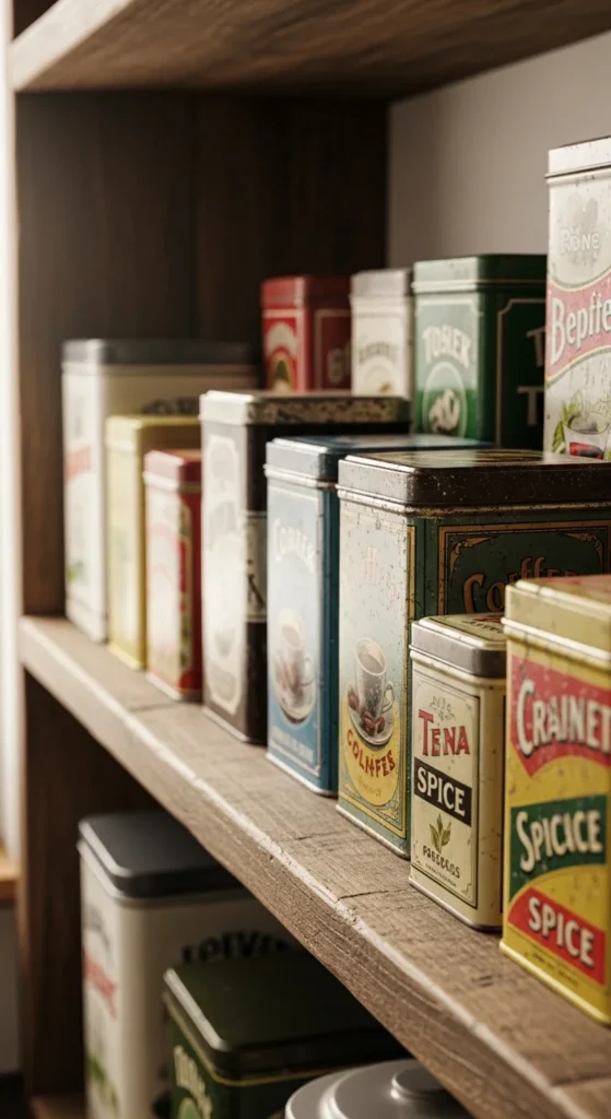 Vintage Tin Containers
