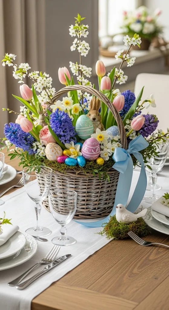 Whimsical Easter Basket Centerpieces
