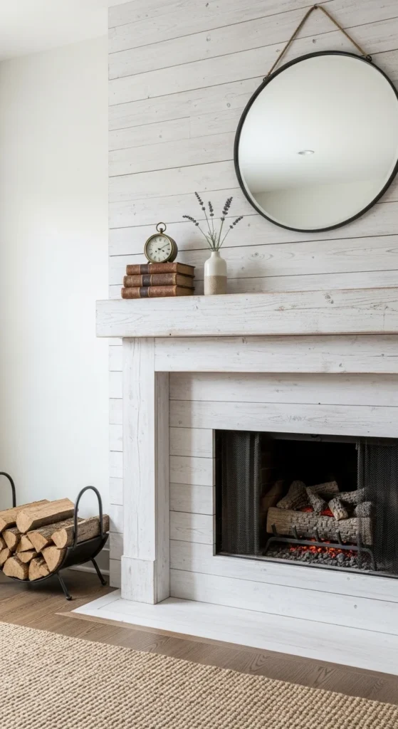 Whitewashed Wood Accents