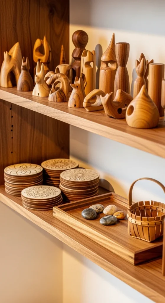 Wooden Elements for Warmth and Texture