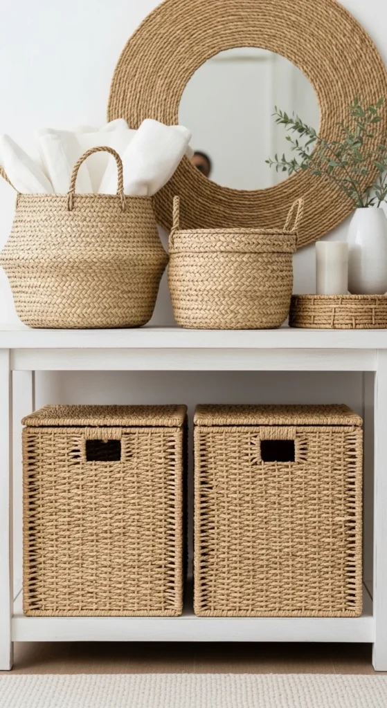 Woven Baskets for Storage