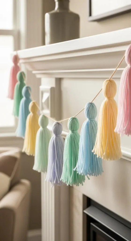Yarn Tassel Garland