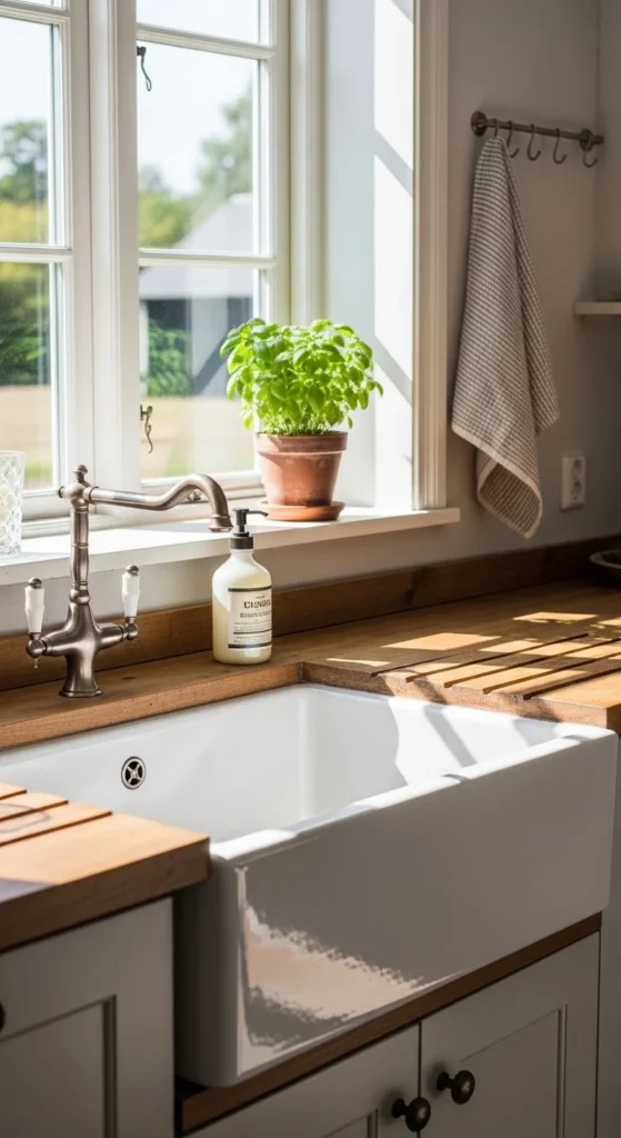 how to decorate farmhouse sinks