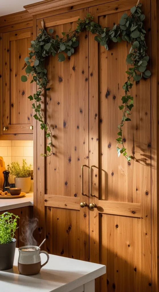 how to decorate pantry doors