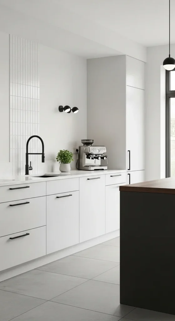 how to decorate with black hardware