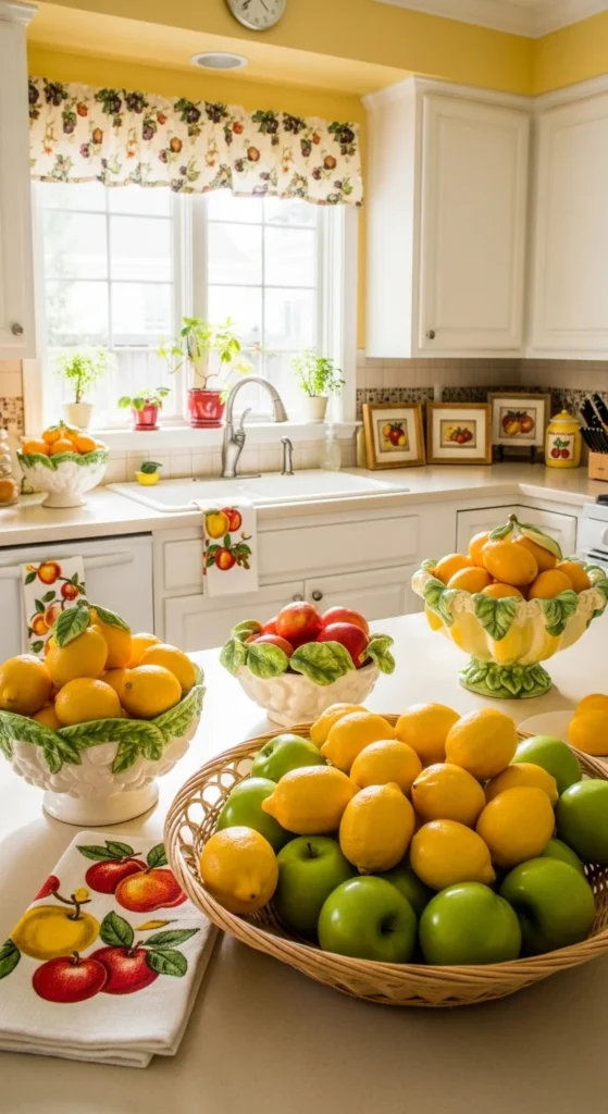 how to decorate with fruit decor