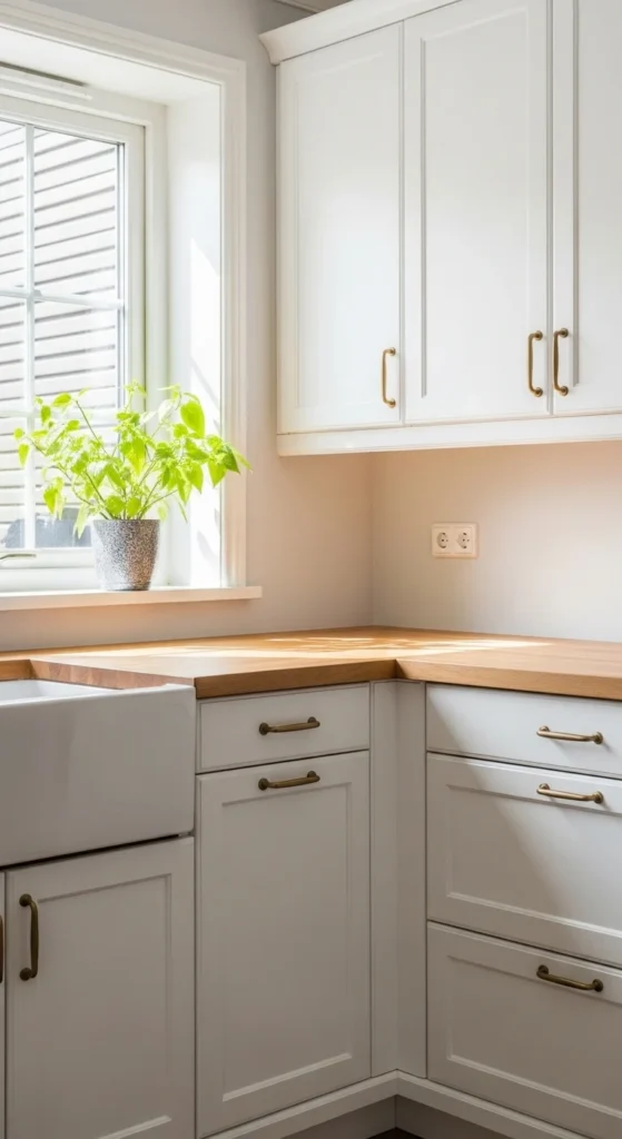 how to decorate with white cabinets
