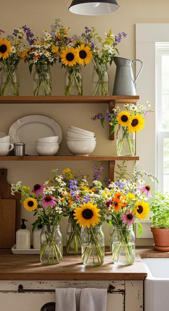 Choose Flowers That Complement Your Kitchen's Style