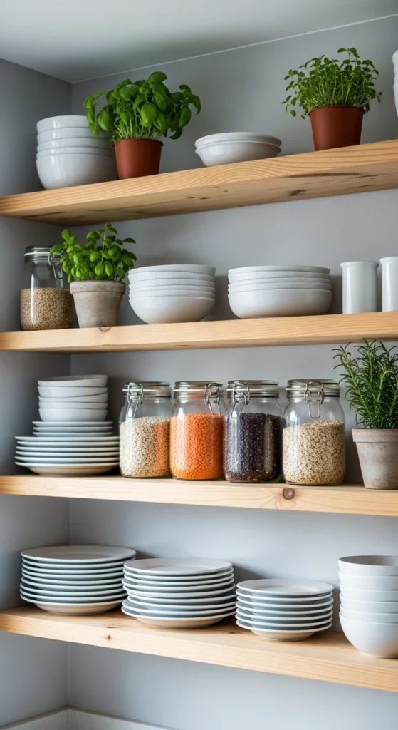 Embrace Open Shelving and Stylish Storage