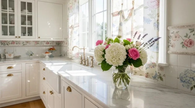 How to Decorate Floral Kitchens Without Overwhelming the Space