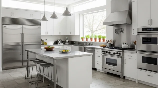 How to Decorate Kitchens With Stainless Steel for Modern Style