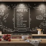How to Decorate a Chalkboard Kitchen Wall Creatively