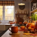 How to Decorate a Kitchen for Fall With Cozy Warm Colors